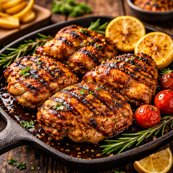 GRILLED CHICKEN THIGHS